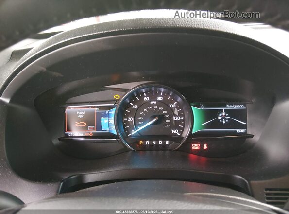 1FM5K7D82HGA12495 2017 FORD EXPLORER Black Vista de los asientos traseros