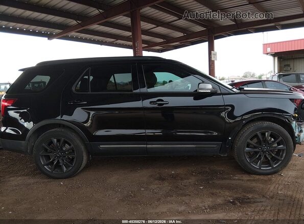 1FM5K7D82HGA12495 2017 FORD EXPLORER Black Vista interior de 360 grados