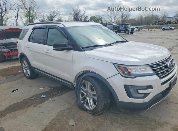 1FM5K7D82HGE19166 2017 FORD EXPLORER White Передня права чверть