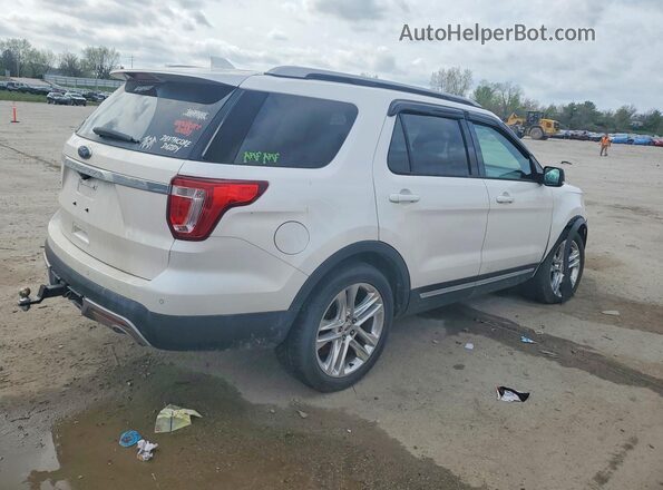 1FM5K7D82HGE19166 2017 FORD EXPLORER White Задня права чверть