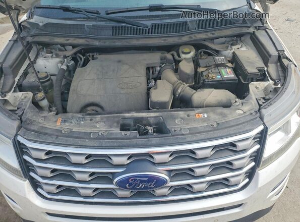 1FM5K7D82HGE19166 2017 FORD EXPLORER White Вид задньої частини салону