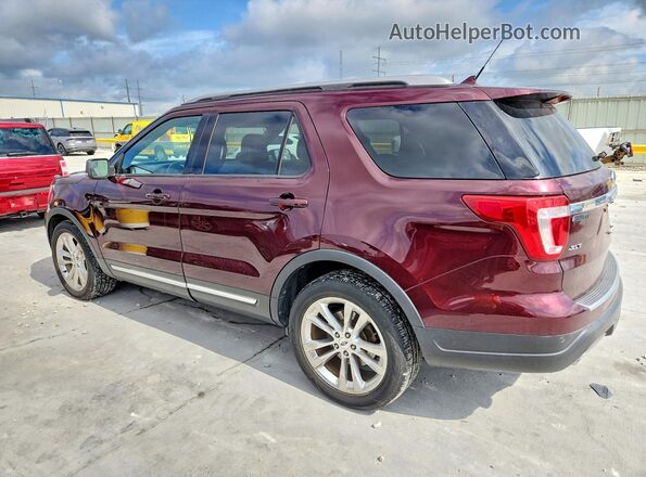 1FM5K7D82JGC70117 2018 FORD EXPLORER Maroon 