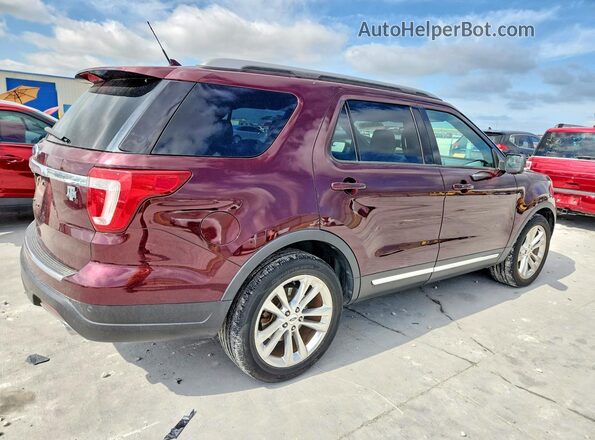 1FM5K7D82JGC70117 2018 FORD EXPLORER Maroon 