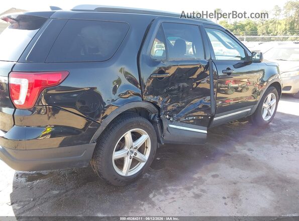 1FM5K7D82KGA04887 2019 FORD EXPLORER Black წინა ხედი