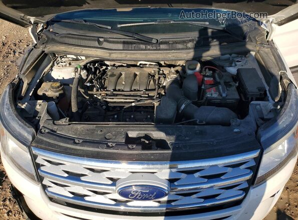 1FM5K7D82KGA08115 2019 FORD EXPLORER White Вид підкапотного простору