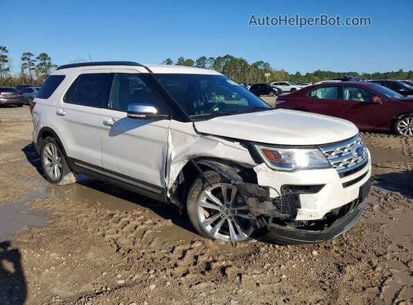 1FM5K7D82KGA08115 2019 FORD EXPLORER White Передня права чверть