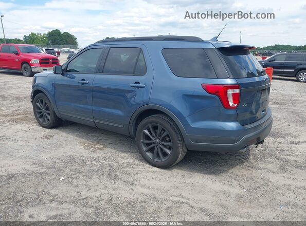 1FM5K7D82KGA36237 2019 FORD EXPLORER Blue Tył lewy