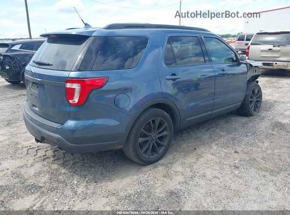 1FM5K7D82KGA36237 2019 FORD EXPLORER Blue Tył prawy