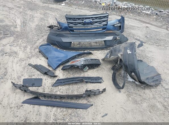 1FM5K7D82KGA36237 2019 FORD EXPLORER Blue Widok zestawu wskaźników