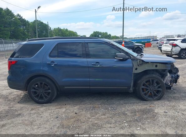 1FM5K7D82KGA36237 2019 FORD EXPLORER Blue Widok wnętrza 360 stopni