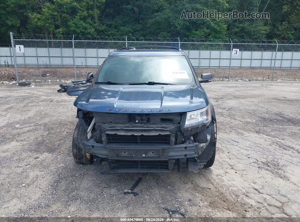 1FM5K7D82KGA36237 2019 FORD EXPLORER Blue Widok wnętrza z tyłu