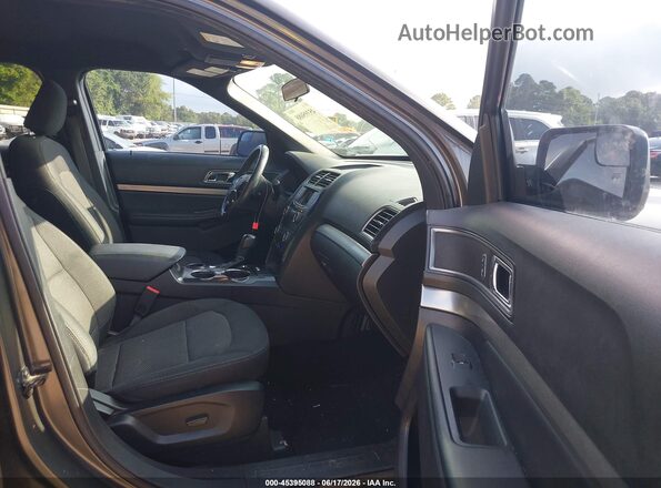 1FM5K7D82KGA76737 2019 FORD EXPLORER Gray წინა სალონის ხედი