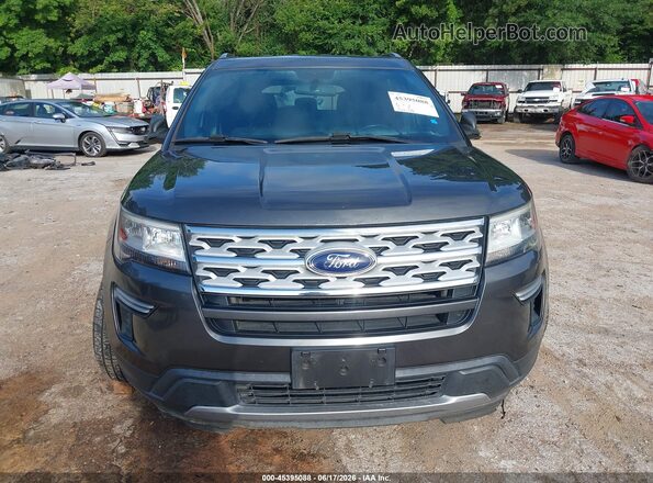 1FM5K7D82KGA76737 2019 FORD EXPLORER Gray ხელსაწყოთა პანელის ხედი