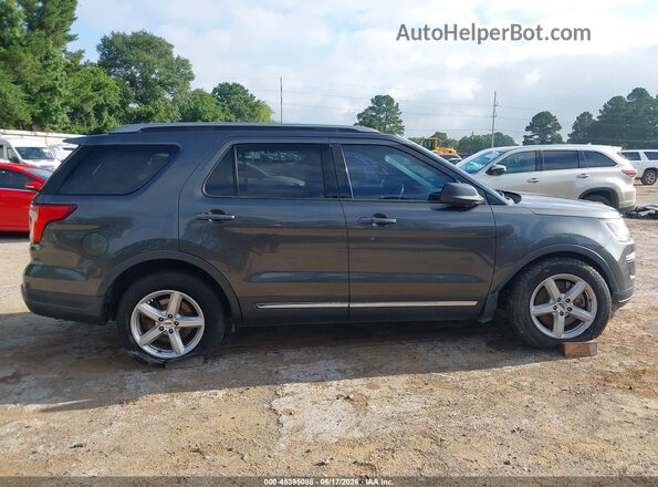 1FM5K7D82KGA76737 2019 FORD EXPLORER Gray უკანა სალონის ხედი