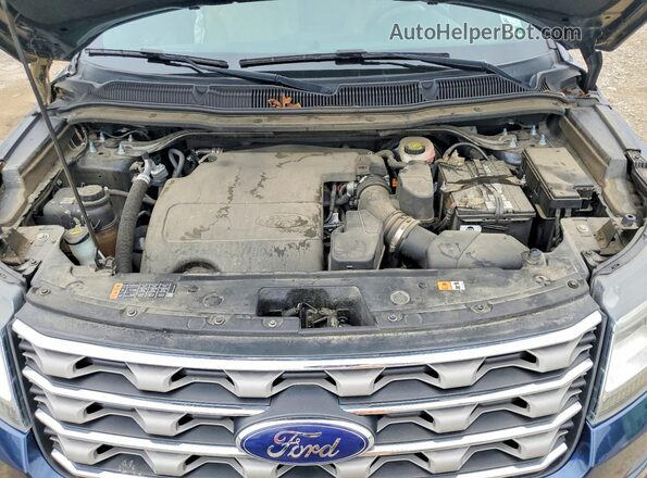 1FM5K7D83HGA73385 2017 FORD EXPLORER Blue 