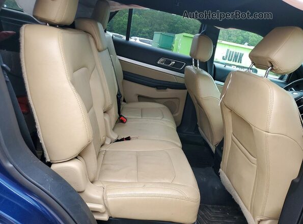 1FM5K7D83HGA73385 2017 FORD EXPLORER Blue 