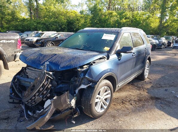 1FM5K7D83HGC76129 2017 FORD EXPLORER Синий 