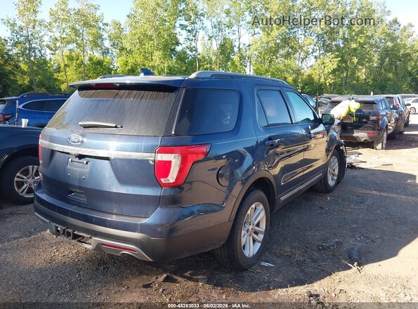 1FM5K7D83HGC76129 2017 FORD EXPLORER Синий 
