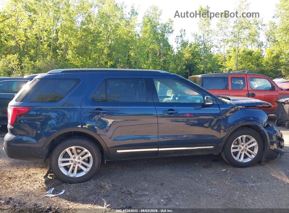 1FM5K7D83HGC76129 2017 FORD EXPLORER Синий 
