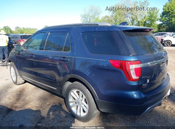 1FM5K7D83HGC76129 2017 FORD EXPLORER Синий 