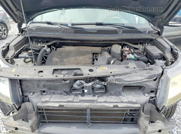 1FM5K7D83HGD79518 2017 FORD EXPLORER Gray ძრავის განყოფილების ხედი