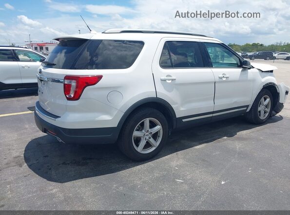 1FM5K7D83JGC23078 2018 FORD EXPLORER White Задня права чверть