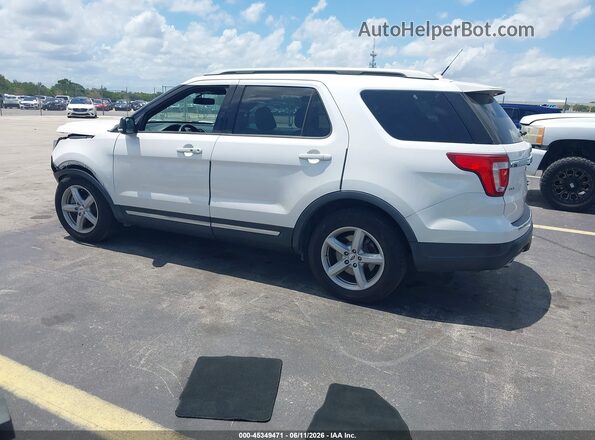 1FM5K7D83JGC23078 2018 FORD EXPLORER White Задня ліва чверть