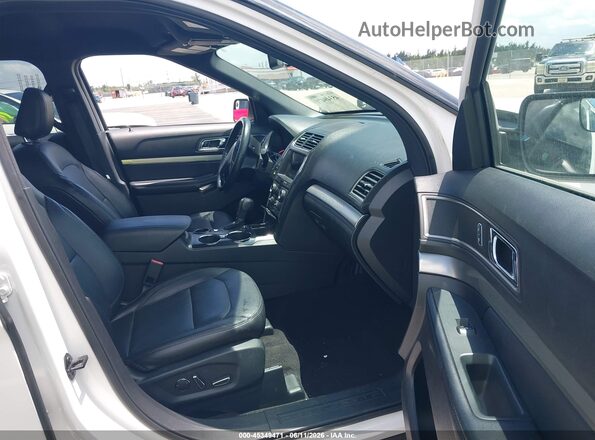 1FM5K7D83JGC23078 2018 FORD EXPLORER White Вид салону спереду
