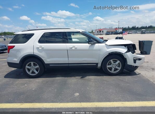 1FM5K7D83JGC23078 2018 FORD EXPLORER White Панорамний вид салону 360°