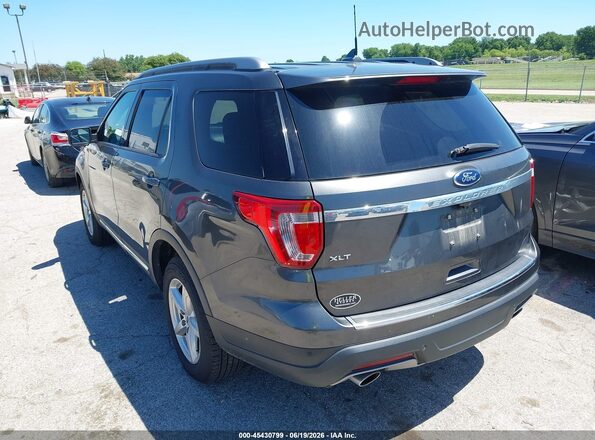 1FM5K7D83JGC39751 2018 FORD EXPLORER Gray Հետևի ձախ
