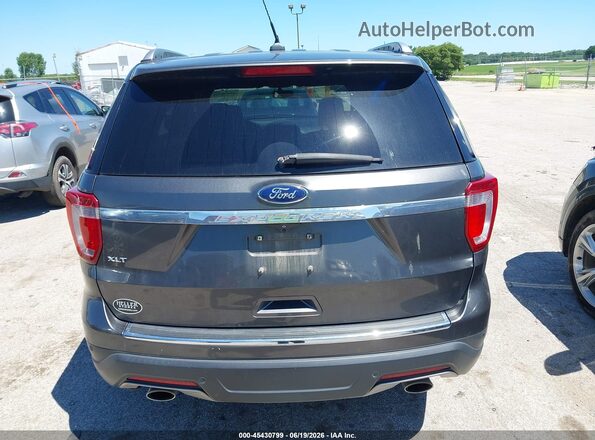 1FM5K7D83JGC39751 2018 FORD EXPLORER Gray 