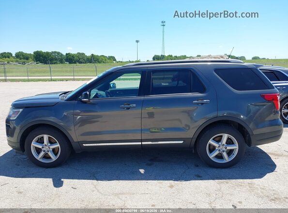 1FM5K7D83JGC39751 2018 FORD EXPLORER Gray Սալոնի 360 աստիճան տեսք