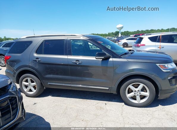 1FM5K7D83JGC39751 2018 FORD EXPLORER Gray Սալոնի հետևի տեսք
