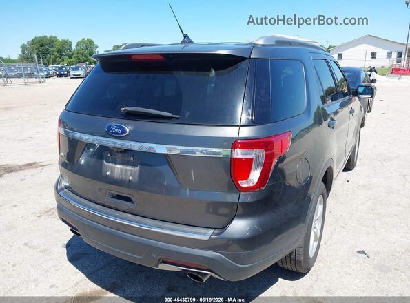 1FM5K7D83JGC39751 2018 FORD EXPLORER Gray Հետևի աջ