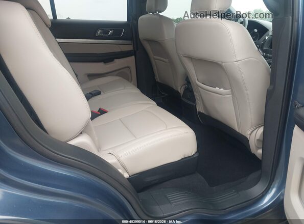 1FM5K7D83KGA83714 2019 FORD EXPLORER Blue Widok naklejki z numerem VIN