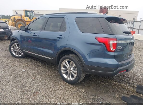 1FM5K7D83KGA83714 2019 FORD EXPLORER Blue Tył lewy
