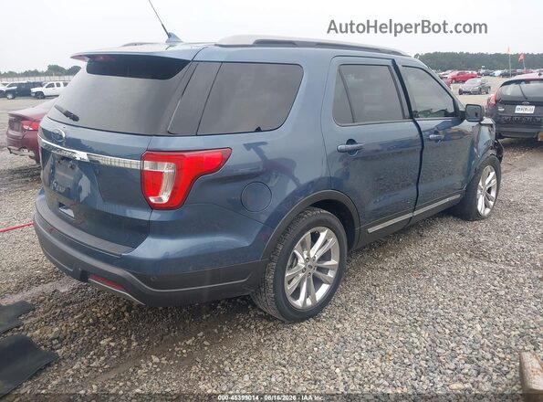 1FM5K7D83KGA83714 2019 FORD EXPLORER Blue Tył prawy