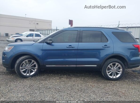1FM5K7D83KGA83714 2019 FORD EXPLORER Blue Widok wnętrza 360 stopni