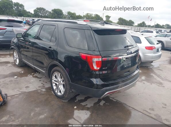 1FM5K7D84GGA84961 2016 FORD EXPLORER Black უკანა მარცხენა