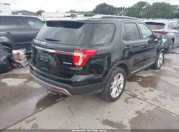 1FM5K7D84GGA84961 2016 FORD EXPLORER Black უკანა მარჯვენა