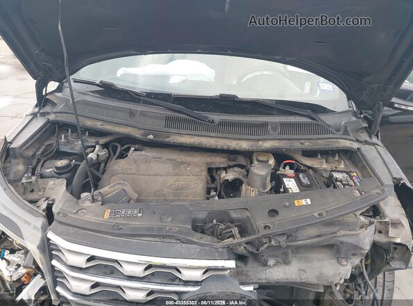 1FM5K7D84GGA84961 2016 FORD EXPLORER Black უკანა ხედი