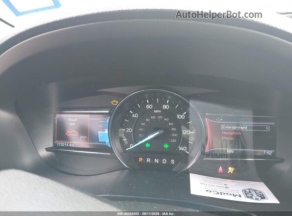 1FM5K7D84GGA84961 2016 FORD EXPLORER Black უკანა სავარძლების ხედი