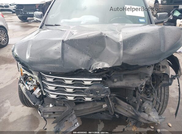 1FM5K7D84GGA84961 2016 FORD EXPLORER Black უკანა სალონის ხედი