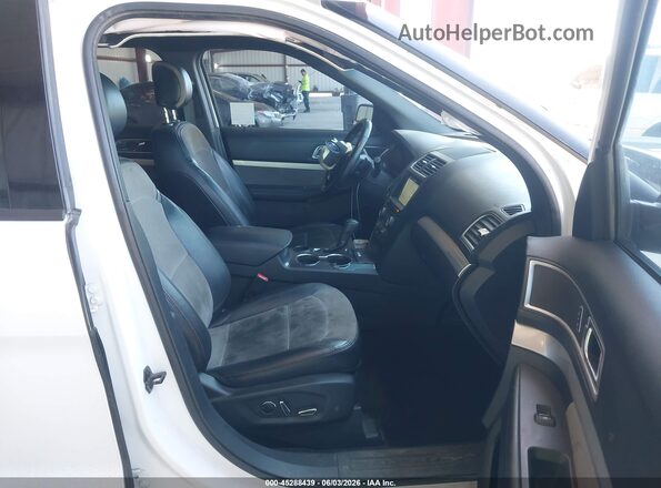 1FM5K7D84HGA60953 2017 FORD EXPLORER White Vista interior delantera