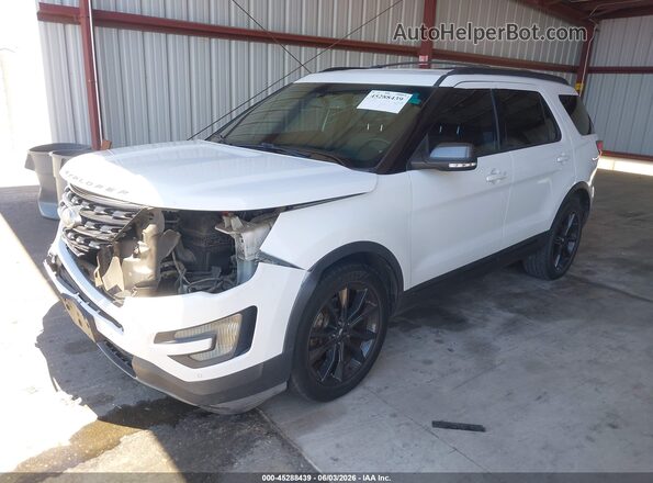 1FM5K7D84HGA60953 2017 FORD EXPLORER White Vista tres cuartos delantera izquierda