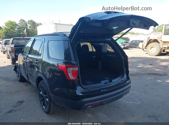 1FM5K7D84HGA75923 2017 FORD EXPLORER Black Հետևի ձախ
