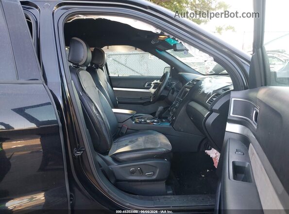 1FM5K7D84HGA75923 2017 FORD EXPLORER Black Սալոնի դիմացի տեսք