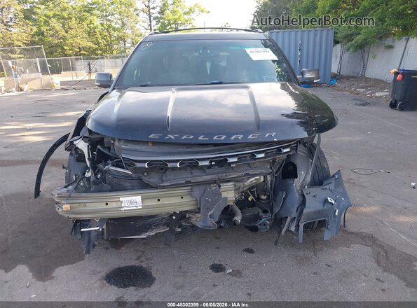 1FM5K7D84HGA75923 2017 FORD EXPLORER Black Սալոնի հետևի տեսք