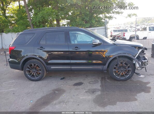 1FM5K7D84HGA75923 2017 FORD EXPLORER Black Սալոնի 360 աստիճան տեսք
