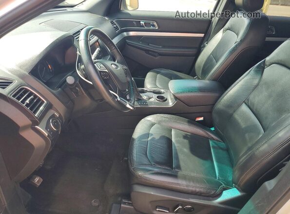 1FM5K7D84HGA84380 2017 FORD EXPLORER Silver Vista interior delantera